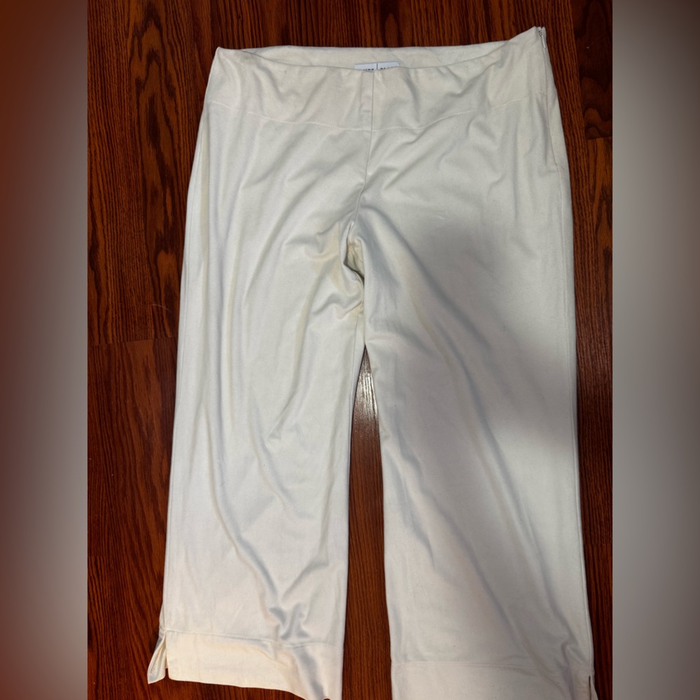 White Velour Dress Pants NwoT